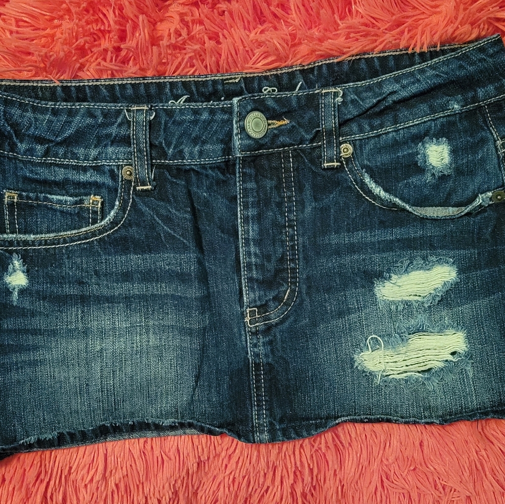 American Eagle Jean Skirt Size 4